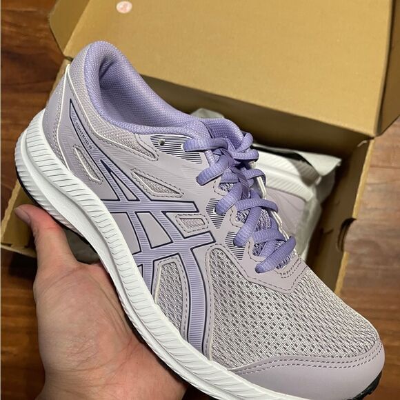 ASICS Kid's Contend 8 Purple Running Shoes - Picture 3 of 10